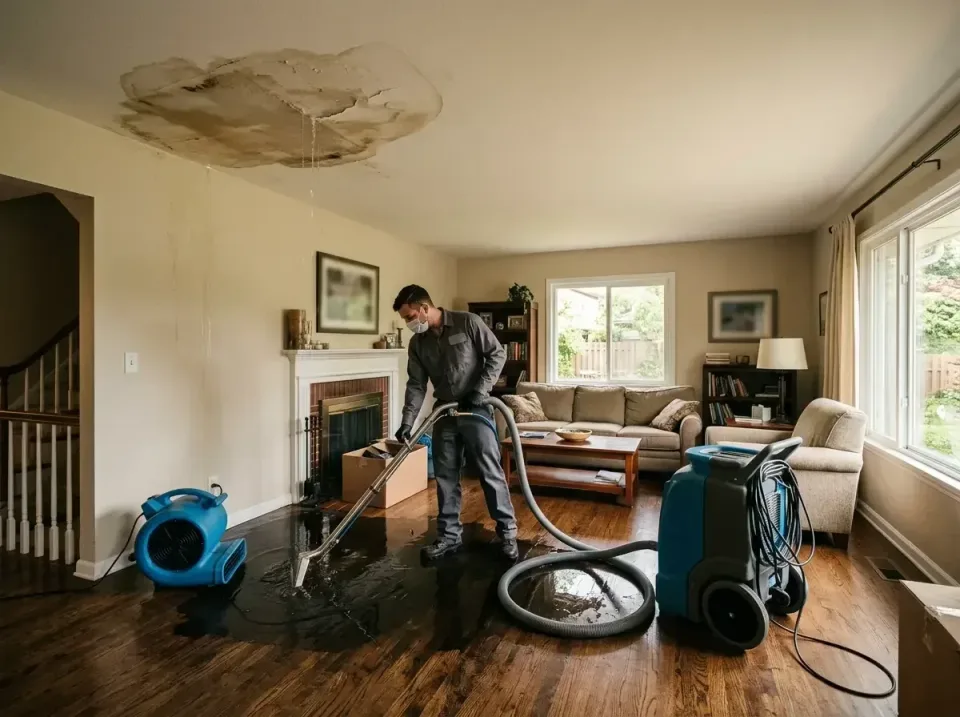 attic-pipe-burst-ceiling-drip-008 — frequently asked questions, Water Damage Restoration & Carpet Care in Bicknell, IN